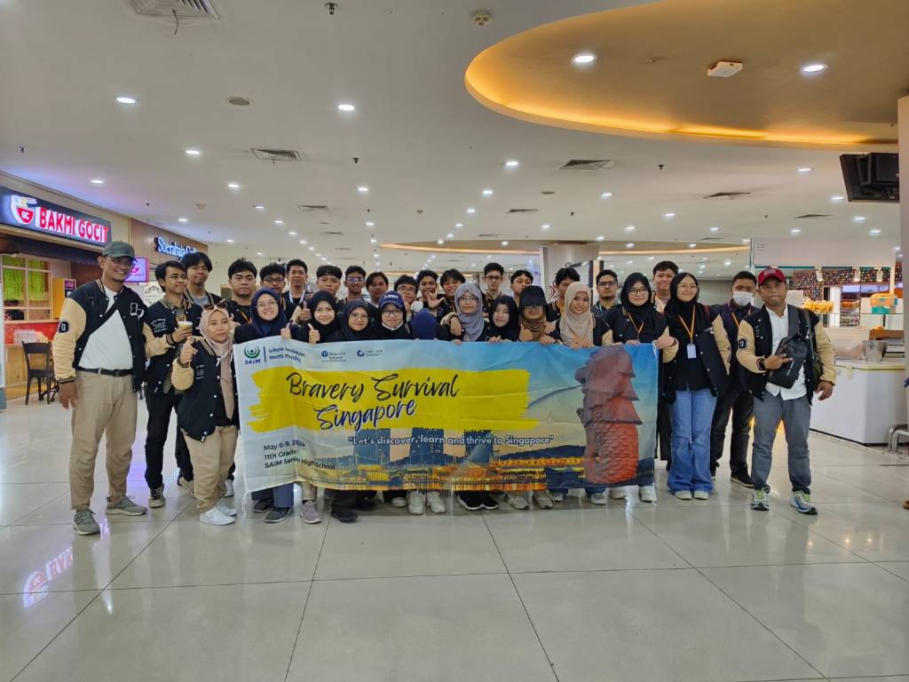 Siswa SMA SAIM ‘Backpacker-an’ ke Singapura